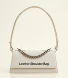 McQueen leather skull ring top-handle bag, British brand