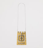 LOEWE x Paula's Ibiza crochet logo bag in raffia and calfskin (British brand)