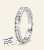 Cartier Maillon Panthère ring in white gold with diamonds - British product