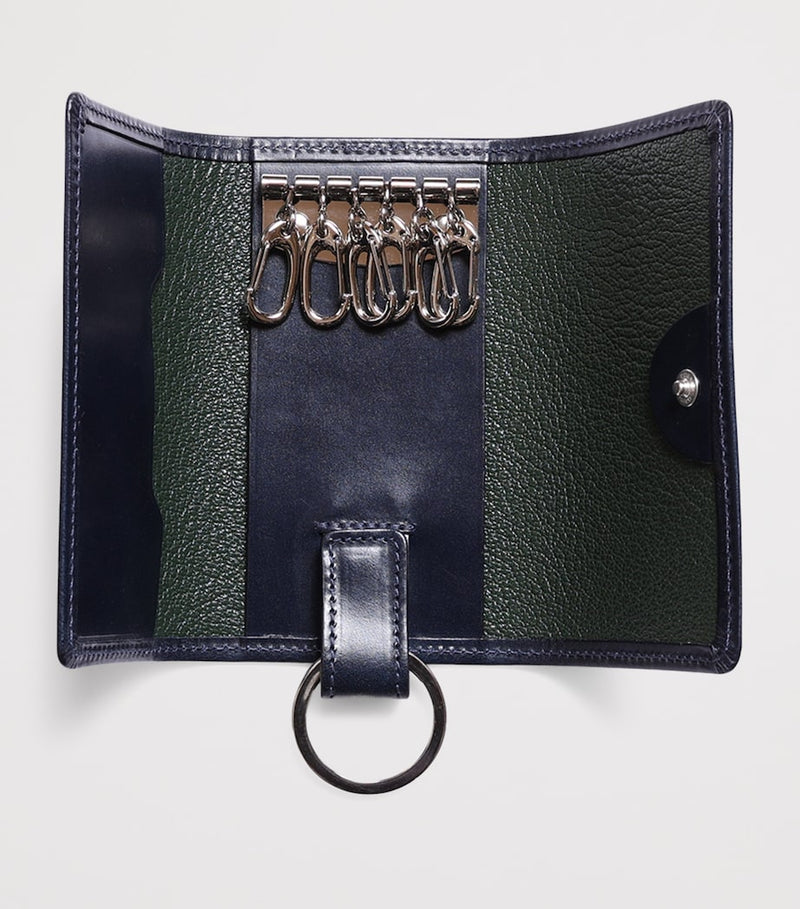 Swaine leather key case 7x10cm (British brand)