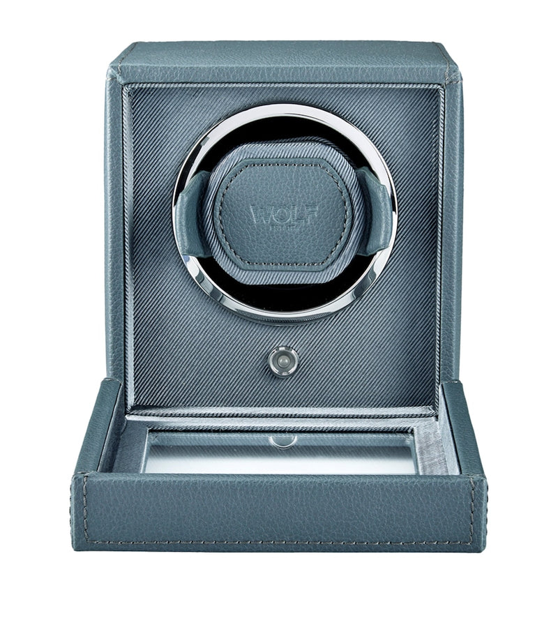 WOLF Cub single watch winder with cover (British brand)