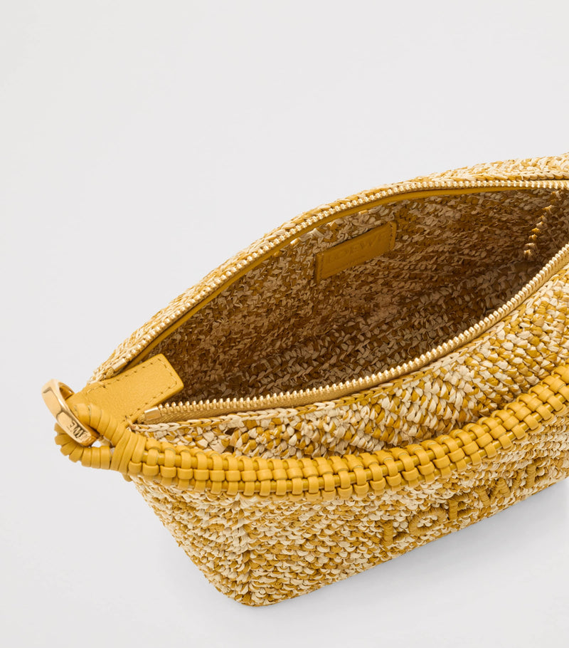 LOEWE Raffia Cala Pouch handwoven raffia bag, UK version