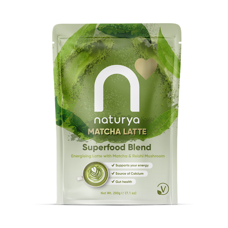 Naturya Matcha Superfood Latte Powder 200g, imported from the UK