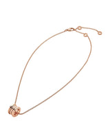 Harrods Bvlgari B.zero1 Rose Gold Pendant Necklace- Buy online at McGrocer