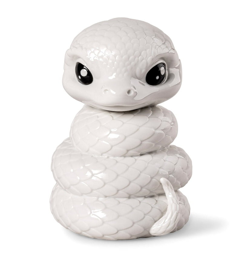 Lladró baby snake porcelain figurine 16cm, UK version