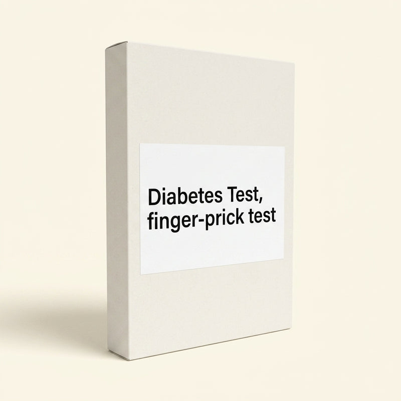 HbA1c Diabetes Blood Test Kit with Finger Prick Sample and Doctor Review