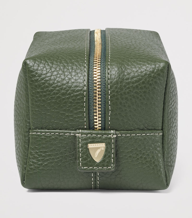 Aspinal of London medium leather cosmetic case, imported from the UK