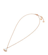 Harrods Bvlgari Divas' Dream Rose Gold Diamond and Mother-of-Pearl Necklace- Buy online at McGrocer