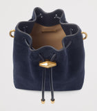 Jimmy Choo Suede Cinch Mini bucket bag, UK version