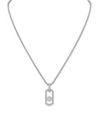 Messika So Move titanium diamond pendant 1.14ct, imported from the UK