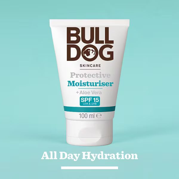 Bulldog men's moisturiser SPF 15 100ml - British product