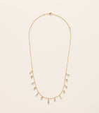 Suzanne Kalan cascade diamond necklace yellow gold (British brand)