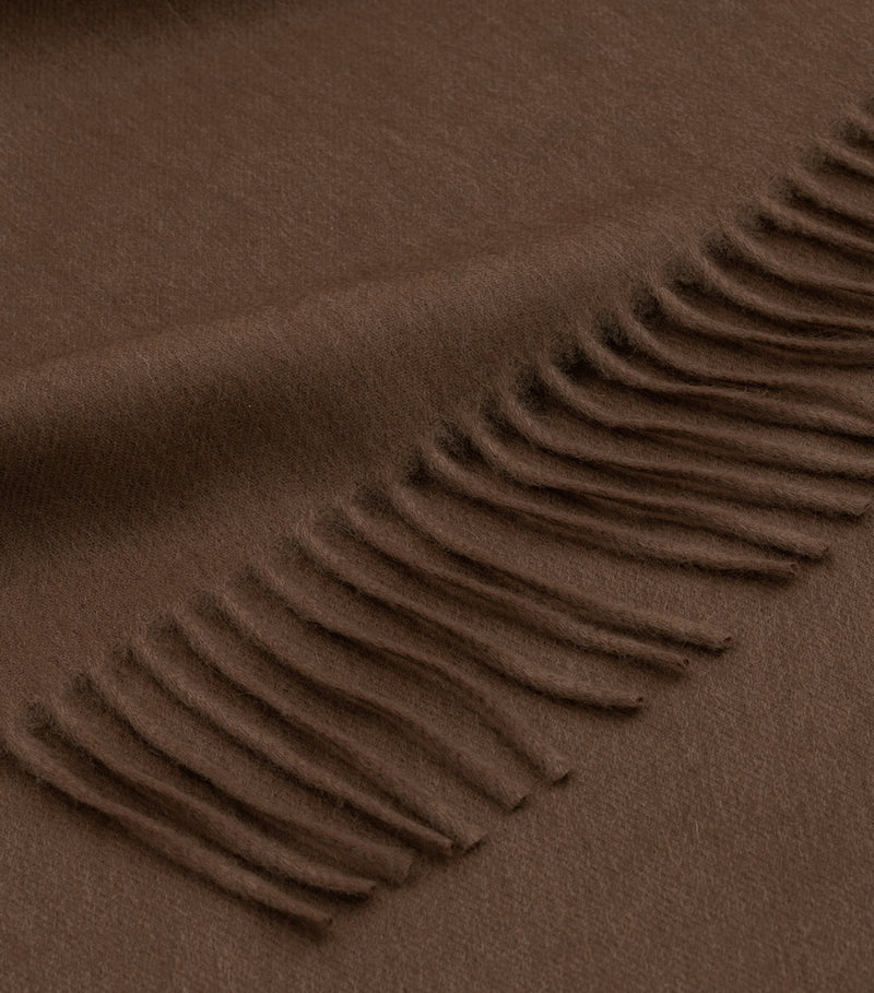 Begg x Co cashmere Arran solid throw 147x183cm, imported from the UK