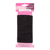 Superdrug Brushworks Classic Black Hairbands 40 Pack- Buy online at McGrocer