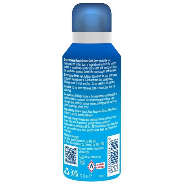 Deep Freeze Muscle Rescue Cold Spray 72.5ml