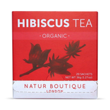 Holland & Barrett Natur Boutique Organic Hibiscus Herbal Tea 20 Sachets- Buy online at McGrocer