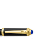 Cartier ballpoint pen with palladium detailing and blue resin cabochon - British product