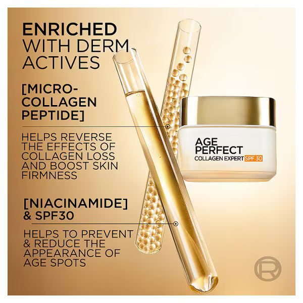 L'Oreal Paris Collagen Retightening Day Cream SPF30 50ml, imported from the UK
