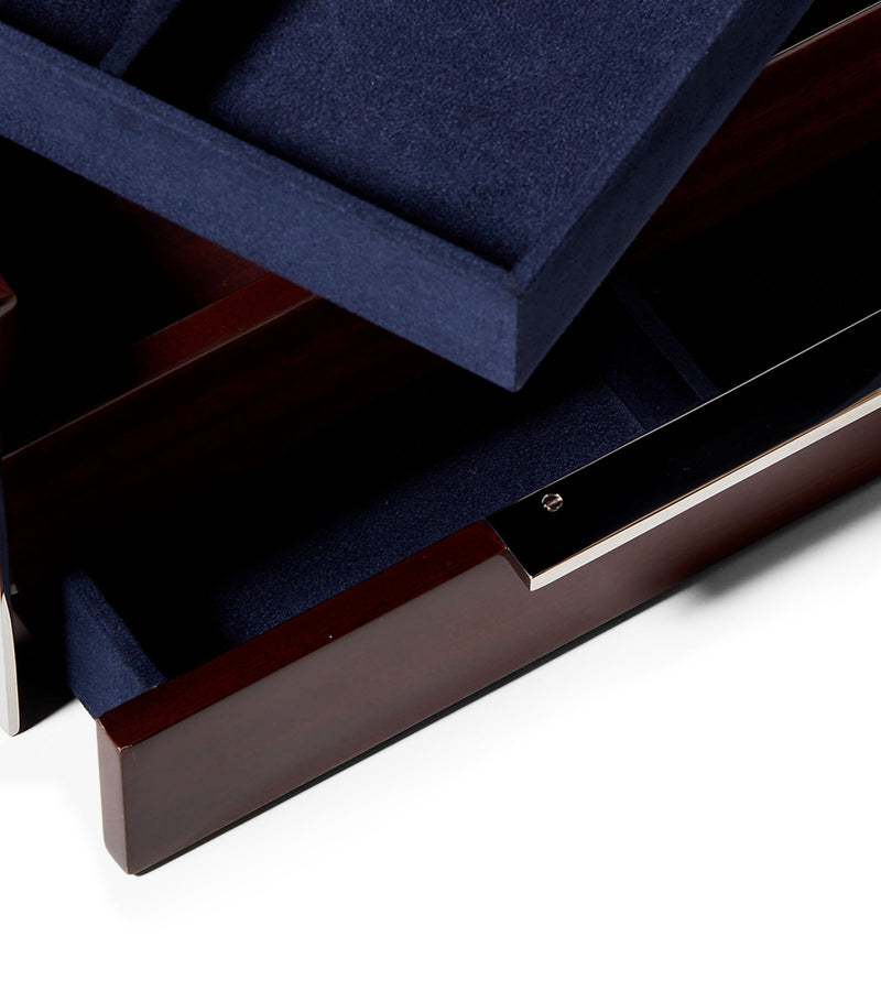 Ralph Lauren Home wood veneer Hilding writer's box, imported from the UK