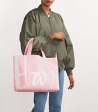 Harrods medium cotton logo tote bag, UK version