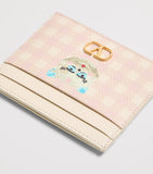 Valentino Garavani VLogo Signature grained leather card holder, imported from the UK