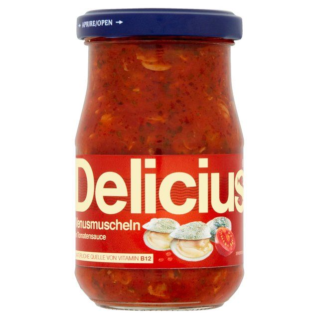 Delicius Shelled Clams with Tomato Sauce 195g