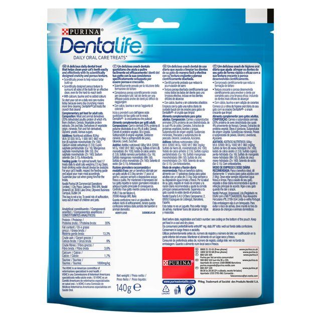 Dentalife Dental Chicken Cat Treats 140g