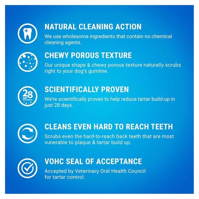 Dentalife Large Dental Chicken Dog Chews   12 per pack