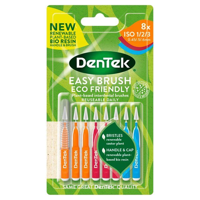 DenTek ECO Interdental Brushes ISO Multi Pack 8 per pack