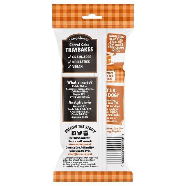 Denzel's Carrot Cake Tasty Traybake 50g