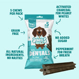 Denzel's Daily Dental Medium Dogs Chicken Peppermint & Decaf Green Tea   100g