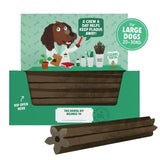 Denzel's Daily Dentals Large Dog Peanut Butter Peppermint & Parsley   28 x 30g