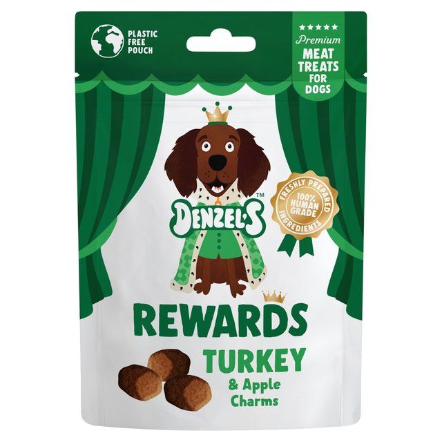 Denzel's Premium Rewards Turkey & Apple Charms   70g