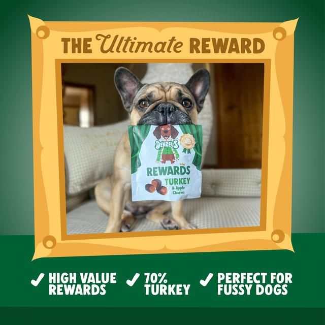 Denzel's Premium Rewards Turkey & Apple Charms   70g