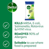 Dettol Antibacterial Multipurpose Lime & Mint Wipes   3 x 110 per pack