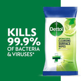 Dettol Antibacterial Multipurpose Lime & Mint Wipes   3 x 110 per pack