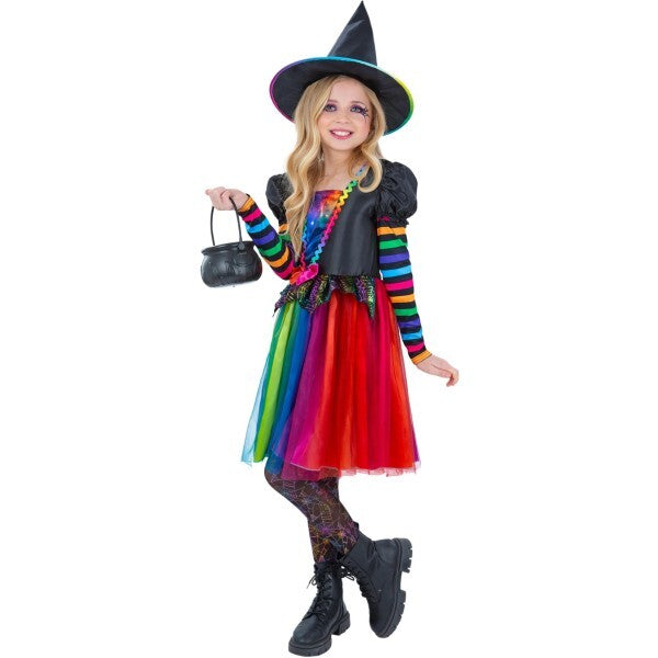 Smiffys Rainbow Witch costume, UK version