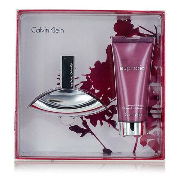 Calvin Klein Euphoria gift set 50ml EDP 100ml lotion - British product
