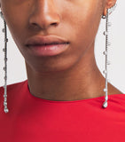 Yeprem white gold and diamond drop earrings (British brand)