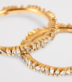 Suzanne Kalan yellow gold and diamond tech ring jackets size 8.5 (British brand)