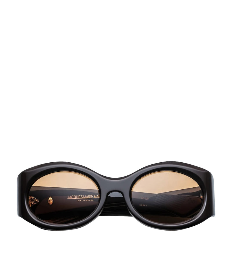 Jacques Marie Mage Gia oval sunglasses, imported from the UK