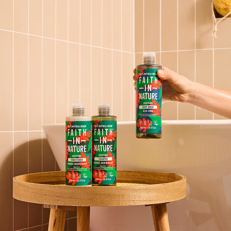 Faith In Nature Body Wash Aloe Vera 400ml - British product