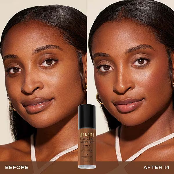 Milani Conceal + Perfect Foundation 30ml, imported from the UK