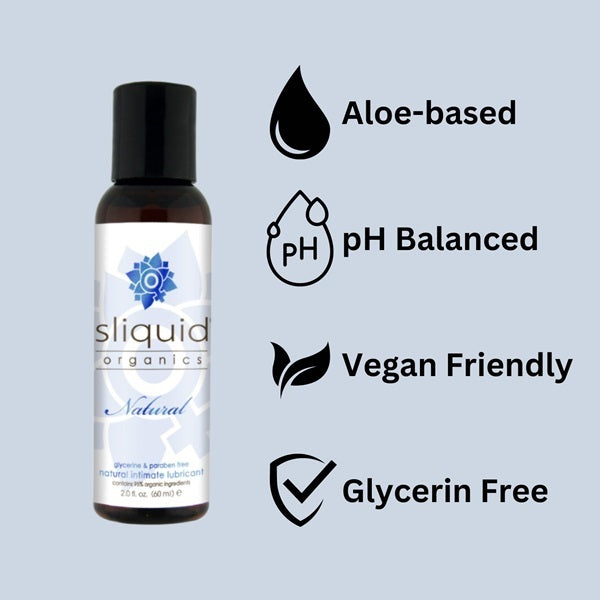 Sliquid Organics Natural intimate lubricant 59ml (British brand)