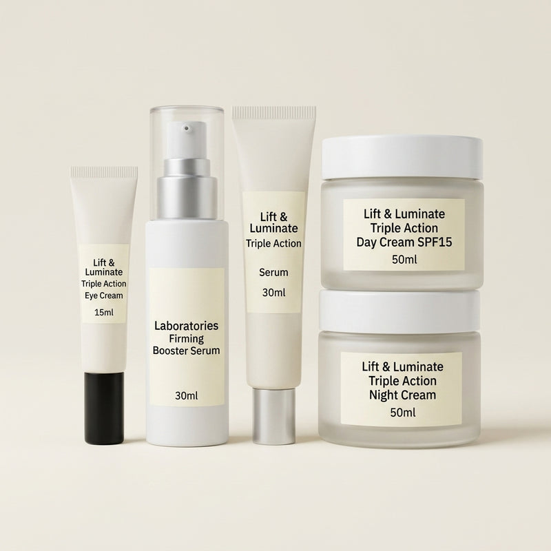 No7 Lift & Luminate Firming Regime - British product