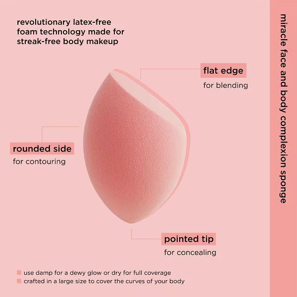 Real Techniques Miracle Body Complexion Sponge, imported from the UK