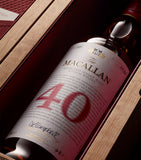 The Macallan 40-year-old Red Collection Scotch whisky 70cl imported from the UK