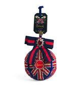 Harrods Harrods Embellished Union Jack Christmas Bauble- Buy online at McGrocer