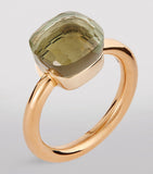 Pomellato Nudo Classic ring prasiolite 18k gold, UK version