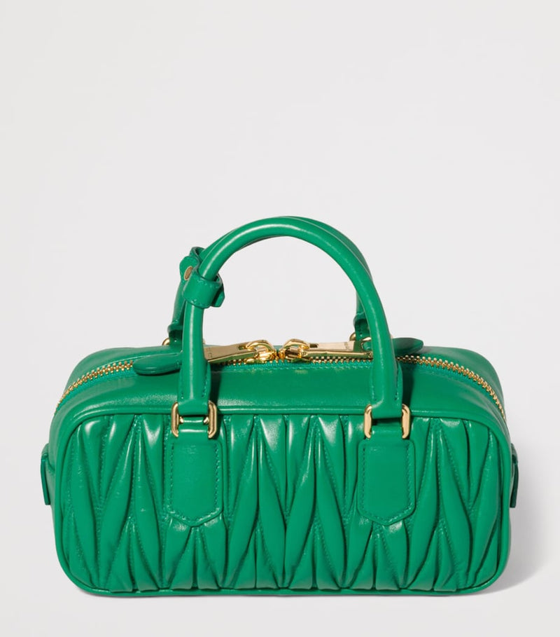 Miu Miu Arcadie top-handle bag in nappa leather, UK version